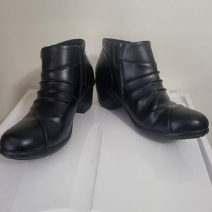 Black Slip on Booties Size 11